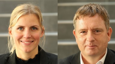 Dorothea Schneider, Bundesdruckerei GmbH und Dr. Andreas Gehlert, Bundesministerium des Inneren.