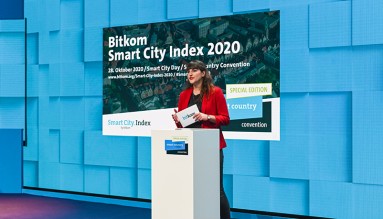Die Top 10 Platzierungen im Smart City Index 2020 wurden heute auf der Smart Country Convention geehrt. 